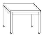 Work tables with legs