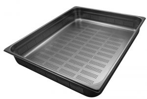 GST2/1P150F Gastronorm Container 2 / 1 h150 perforated stainless steel AISI 304