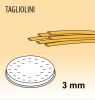 MPFTTA4 Brass bronze alloy nozzles TAGLIOLINI for pasta machine