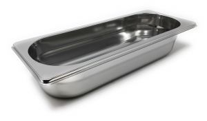 GST2/8P065 Gastronorm container 2/8 h65 in stainless steel AISI 304