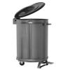 MC1005 roundup Round Dustbin Stainless 70 liter pedal opening