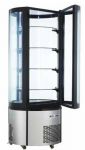 ARC400RC Round ventilated refrigerated display case with led lighting - capacity 400 lt 