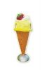 EG010 Fragolato Gettacarte - Papel de desperdicio publicitario 3D para heladería, altura 166 cm