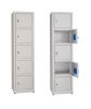 IN-Z.695.05 Multipurpose plastic storage cabinet with 5 seats - Dim. 45x40x180 H