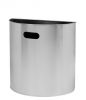 T773036 Brushed stainless steel wall mounted waste bin 20 liters