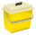 00003380 BUCKET 4 L WITH COVER - YELLOW