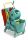 0P066509 Nick Plus 70 trolley with 28 L washing bucket with partition and bag holder