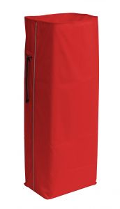 00003681 70 L Plasticized Sack With Zipper - Red