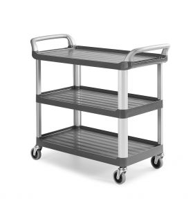 0F003700E Cart Shelf 3700 - Gray - Wheels Ø 100 Mm