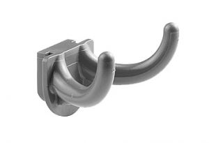 S530175 DOUBLE HOOK FOR PROFILES - GRAY