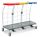 00004165 Dust 4165 linen trolley with pedal - 3X70 L