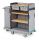 0H033920 Trolley Green Hotel 920 With 2 Drawers - Wheels Ø 125 mm