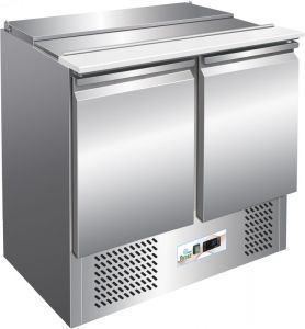 G-S900- Saladette a refrigerazione statica per insalate in acciaio inox AISI304 