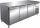 G-SNACK3100TN - Table réfrigérée ventilée en acier inoxydable - 3 portes 