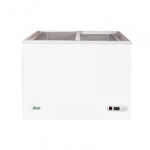 G-SD200S Congelatore Freezer a Pozzetto - Porte Vetro Scorrevoli - Capacità Lt 197 Fimar