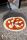 E-32RF-180 Cáscara de pizza en aluminio anodizado perforado rectangular 33x 33 cm mango 180 cm