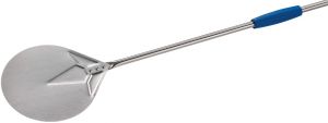 I-26-180 Stainless steel pizza peel ø 26 cm with handle 180 cm