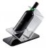 EV00218 SINGLE - Expositor para vinos con base negra, diámetro de botella 8,2 cm
