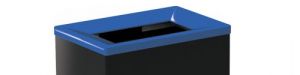 T790435 Profilé métallique bleu pour corbeille à papier T790402