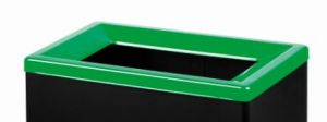 T790438 Perfil metálico verde para papelera T790402