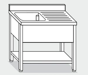 LT1121 Wash legs with stainless steel shelf