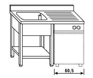LT1196 Wash legs and shelf dishwasher