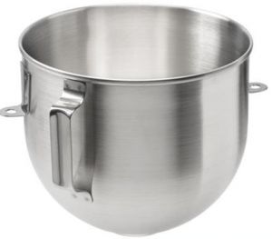 K5ASB Stainless steel bowl for planetary mixer Kitchenaid. Capacity 4.83 liters.