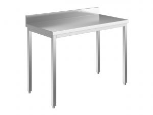 EUG2117-04 table sur pieds ECO 40x70x85h cm - plateau avec dosseret