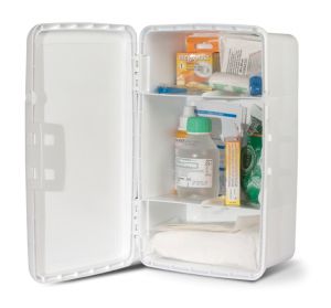 T702017 Wall cabinet + First aid supplies kit for up to 2 people