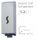 T104030 Polished Stainless Steel AISI 304 Foam soap dispenser 1,2 l
