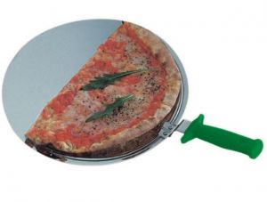 Aluminum Round Pizza Peel Set 35 cm + Stainless Steel Peel 18cm