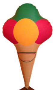 GOTX001 Inflatable Ice Cream Cone 120 cm