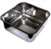 LV50/50/30 stainless steel cleaning sink-bowl to be welded dim. 500x500x300h