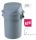T114125 Push waste bin Grey plastic 80 liters