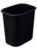 T114021 Rectangular black Fire-retardant plastic paper bin 14 liters