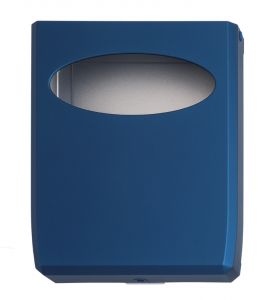T130013 Distributore di carta copriwater ABS blu soft-touch 