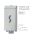 T104037 AISI 304 Brushed stainless steel soap dispenser pull 0,5 liter
