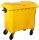 T766640 Grey Plastic waste container for outdoor on 4 wheels 660 liters