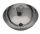 LX1190 Circular washbasin with rolled edge in stainless steel 246x258x130 mm -LUCIDO-