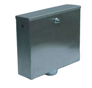 LX3190 Push-button or pneumatic flush cistern 400x112x373 mm POLISHED