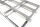 TIMGS19 Gastronorm 1/1 stainless steel frame for 9 GN 1/9 containers