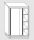 24208.10 Armoire verticale Agi cm 100x60x180h portes coulissantes - 3 étagères internes réglables